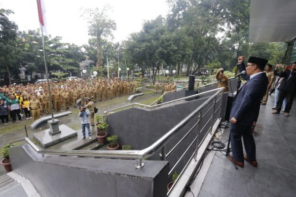 Wali Kota Bandung Ridwan Kamil meresmikan Kantor Diskamtam Kota Bandung di Jalan Seram No. 2 Bandung, Selasa (26/4/). by Humas Pemkot Bandung