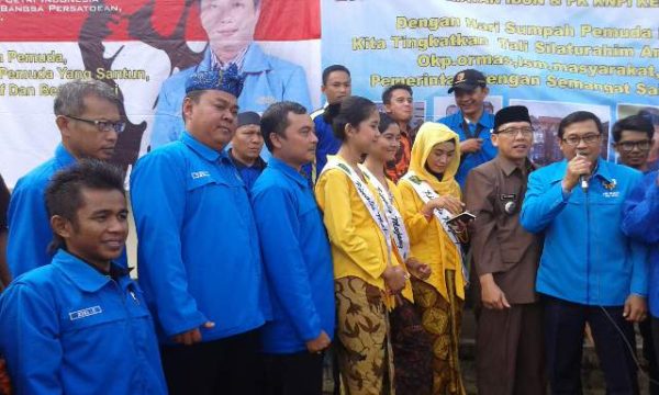 PK KNPI Ibun Bentuk Kader Pemuda Inti Desa di Ponpes Miftahu Sa'adah, Desa Talun,Kec Ibun, Jumat (28/10).