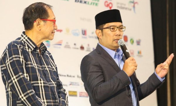 Wali Kota Bandung Ridwan Kamil saat Indonesia Marketeers Festival 2017, di The Trans Luxury Hotel Bandung, Kamis (20/4). by Humas Pemkot Bandung